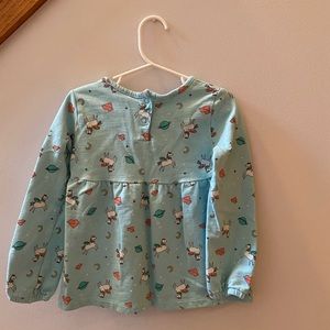 Girls 5t unicorn dress long sleeve
